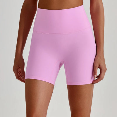 SPARK Women’s Naked-Feel High-Waisted Athletic Cycling Fitness Shorts LQ4073