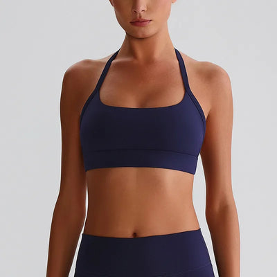 SPARK Breathable Halter Padding Sports Bra LQ8020