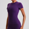 SPARK Women's Slim Quick-Drying Short-Sleeve Yoga Top LQ2009