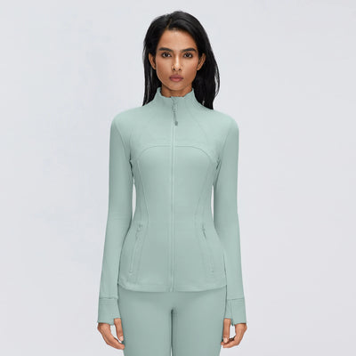 SPARK Women's Slim-Fit Zip-Up Yoga Jacket DQ26110