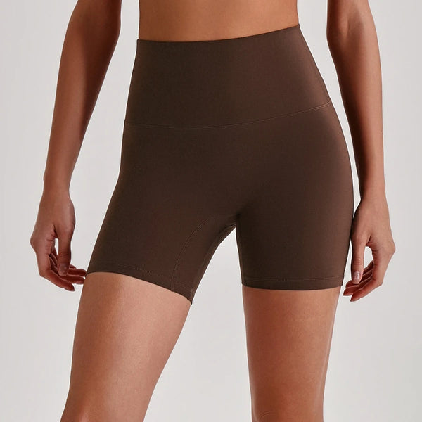 SPARK Women’s Naked-Feel High-Waisted Athletic Cycling Fitness Shorts LQ4073