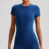 SPARK Women's Slim Quick-Drying Short-Sleeve Yoga Top LQ2009