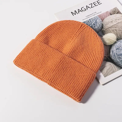 SPARK Unisex Thick Knit Beanie | Warm Winter Cuffed Hat with Ear Coverage