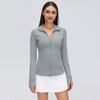 SPARK Women's Slim-Fit Zip-Up Yoga Jacket DQ26110
