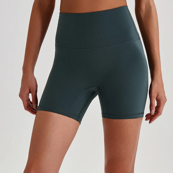 SPARK Women’s Naked-Feel High-Waisted Athletic Cycling Fitness Shorts LQ4073