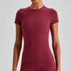 SPARK Women's Slim Quick-Drying Short-Sleeve Yoga Top LQ2009