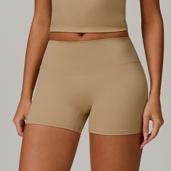 SPARK Simple High Waist Tummy Control Yoga Shorts ZC8519
