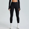 SPARK Butt Lifting Gym High Waisted Athletic Leggings-Black