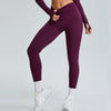 SPARK Butt Lifting Gym High Waisted Athletic Leggings-Mulberry