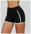 SPARK Contrast Color Naked Feeling Yoga Shorts in black side pocket