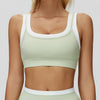 SPARK_Fake_Two-Piece_Yoga_Sports_Bra_with_Ribbed_Design_in_green
