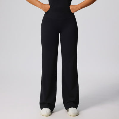 SPARK High Waisted Wide Leg Sweatpants for Women in black
