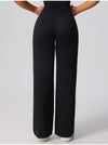 SPARK High Waisted Wide Leg Sweatpants for Women in black back