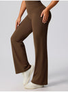 SPARK High Waisted Wide Leg Sweatpants for Women in brown side