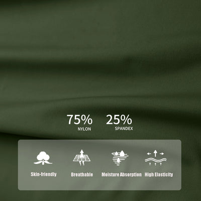 SPARK High Waisted Wide Leg Sweatpants for Women in green fabric