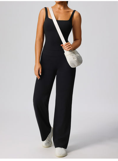 SPARK New Women's Quick-Dry Yoga Tank Top in black s set