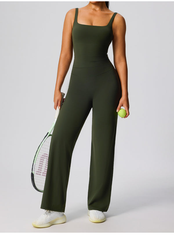 SPARK New Women's Quick-Dry Yoga Tank Top in green a set