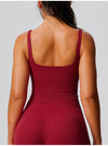 SPARK New Women's Quick-Dry Yoga Tank Top in red back