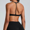 SPARK Seamless Backless Sports Bra -Black