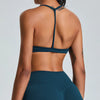 SPARK Seamless Backless Sports Bra -Navy Blue