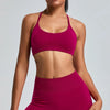 SPARK Seamless Backless Sports Bra -Red