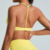 SPARK Seamless Backless Sports Bra -Yellow