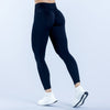 SPARK Seamless Cross Waist Hip Lift Yoga Pants in black back