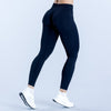 SPARK Seamless Cross Waist Hip Lift Yoga Pants in black side