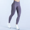 SPARK Seamless Cross Waist Hip Lift Yoga Pants in mushroom gray
