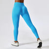 SPARK Seamless Crossover Waist Workout Leggings-azure