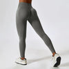 SPARK Seamless Crossover Waist Workout Leggings-grey