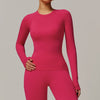 SPARK Seamless Fitness Long Sleeve Top-deep pink