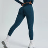 SPARK Seamless Scrunch Workout Leggings-Navy Blue