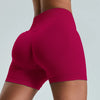 SPARK Seamless Scrunch Workout Shorts-Dark Red