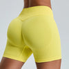 SPARK Seamless Scrunch Workout Shorts-Yellow