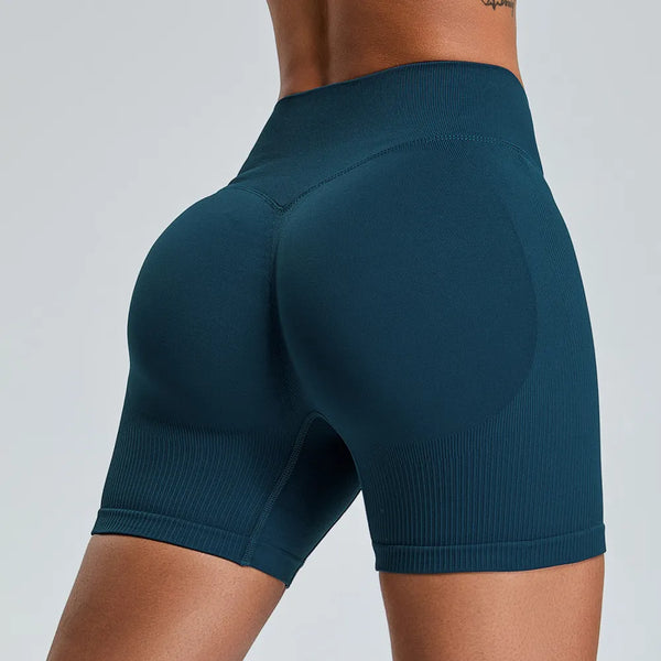 SPARK Seamless Scrunch Workout Shorts - Navy blue
