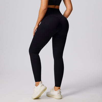 SPARK Sexy Gym Fitness Running Tights for Women in blackback