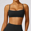 SPARK Square Neck Cami Sports Bra-Black