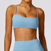 SPARK Square Neck Cami Sports Bra-Blue