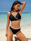 SPARK Triangle High Cut Bikini Sets for women -pink