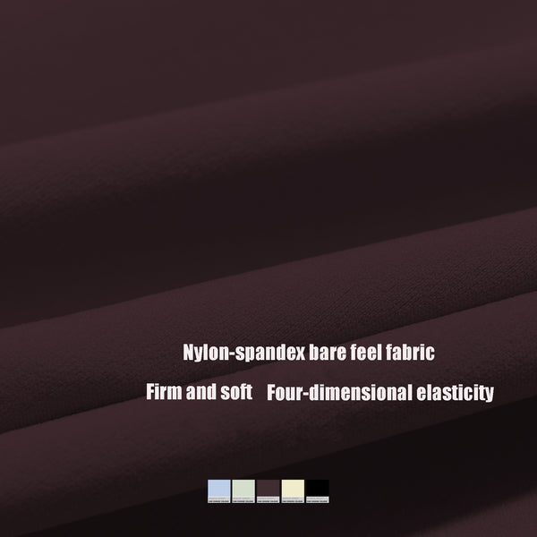 SPARK Twisted High Waist Yoga Shorts in purple fabric