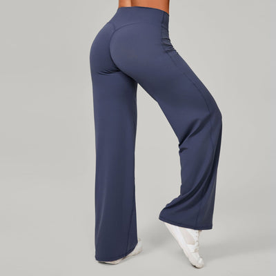 SPARK Ultra Comfortable High Waist Tummy Control Sweatpants in granite blue
