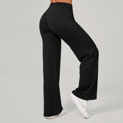 SPARK Ultra Comfortable High Waist Tummy Control Sweatpants in black