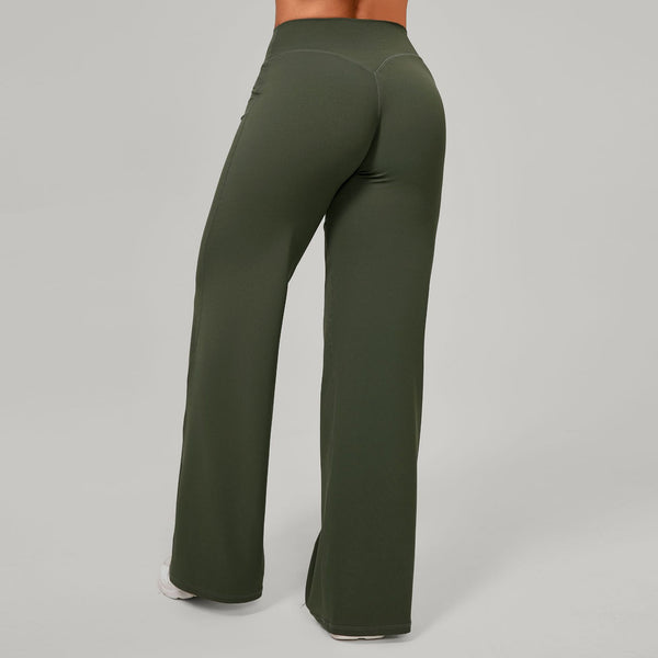 SPARK Ultra Comfortable High Waist Tummy Control Sweatpants in green