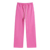 SPARK Unisex Plush Lining Sweatpants-Barbie Powder