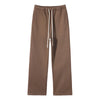 SPARK Unisex Plush Lining Sweatpants-Brown