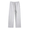 SPARK Unisex Plush Lining Sweatpants-Flower Grey