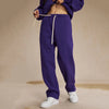 SPARK Unisex Plush Lining Sweatpants-Purple