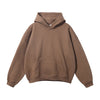 SPARK Unisex Plush Lining Sweatshirts-Brown