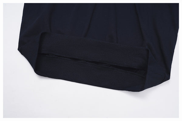  SPARK Women's Fall Winter Half Zip Up Sweatshirt in black detail hem